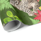 ヒョウ ラッピングペーパー (ロールコーナー)