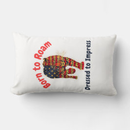 ヒョウ ランバークッション