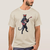 ヒョウ ロックスターTシャツ Tシャツ (正面)