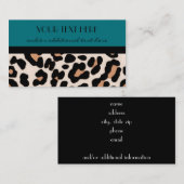 ヒョウ 名刺 (正面/裏面)