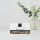 ヒョウ 名刺 (スタンド正面)