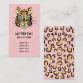 ヒョウ 名刺 (正面/裏面)