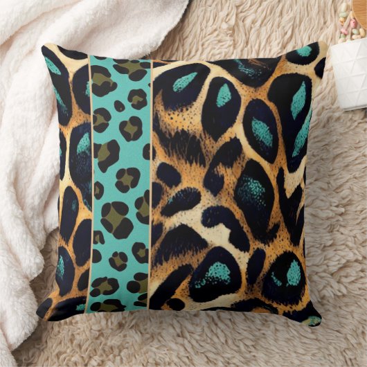 ヒョウ – 枕 (ブランケット)