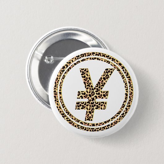 ヒョウ¥ 缶バッジ (正面&裏面)