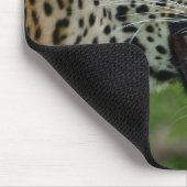 ヒョウ、自然、野生動物 マウスパッド (コーナー)