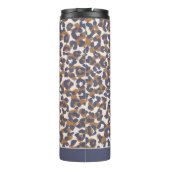 ヒョウ – 青と茶色 –  タンブラー (裏面)