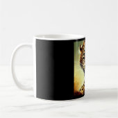 ヒョウ(10)野良猫 コーヒーマグカップ (左)