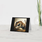 ヒョウ(12)野生猫 カード (正面)