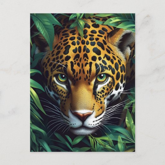 ヒョウ #1 ポストカード (正面)