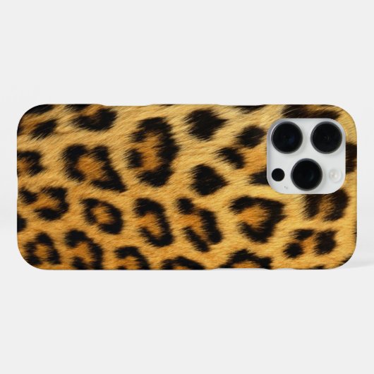 ヒョウ iPhoneケース (裏面横)