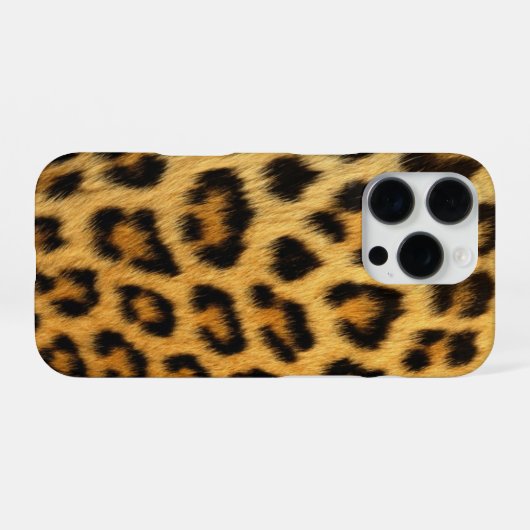 ヒョウ iPhoneケース (裏面横)