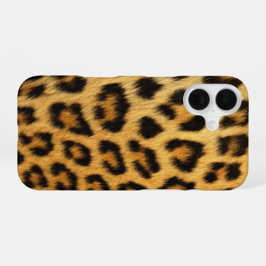 ヒョウ iPhone 16ケース (裏面横)