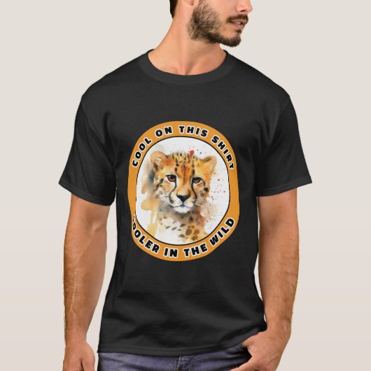 ヒョウ Tシャツ (正面)