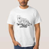 ヒョウ Tシャツ (正面)