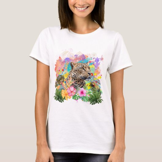 ヒョウ Tシャツ (正面)