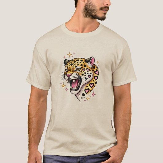 ヒョウ Tシャツ (正面)