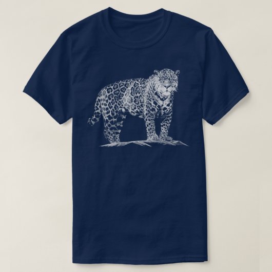 ヒョウ Tシャツ (デザイン正面)