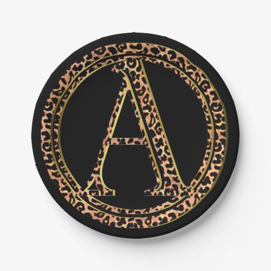 ヒョウA ペーパープレート (正面)