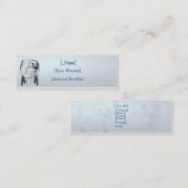 ヒョウAppyおよびDreamcatcherビジネスプロフィール車 スキニー名刺 (正面/裏面)