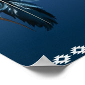 ヒョウAPPYドリームキャッチャープリント ポスター (角)