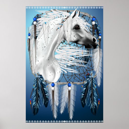 ヒョウAPPYドリームキャッチャープリント ポスター (正面)