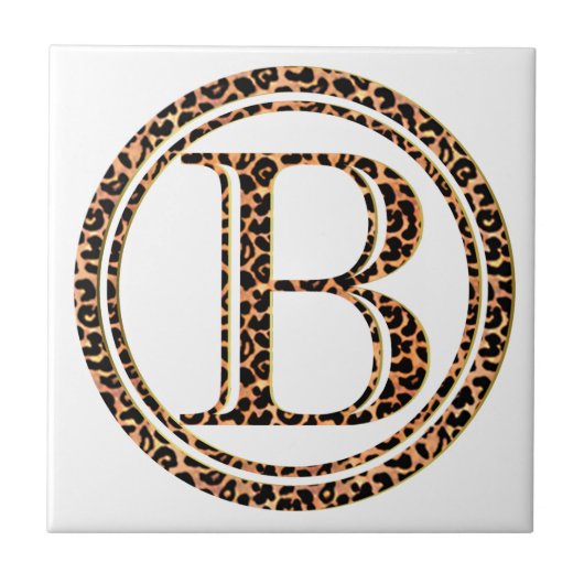 ヒョウB タイル (正面)