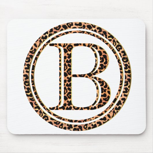 ヒョウB マウスパッド (正面)