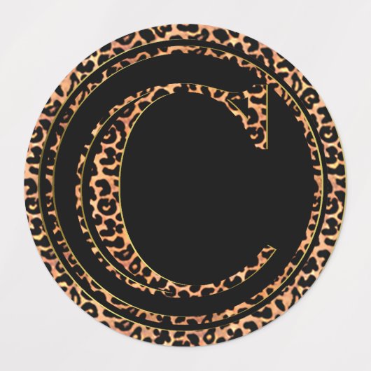 ヒョウC ラベル (デザイン2)