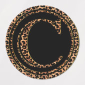 ヒョウC ラベル (デザイン1)