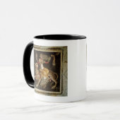 ヒョウc.180の広告に乗るDionysusのモザイク マグカップ (正面左)