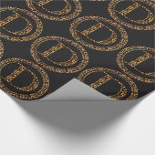 ヒョウD ラッピングペーパー (角)