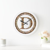 ヒョウD ラージ壁時計 (ホーム)