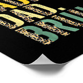 ヒョウDADAダディパパブルファーザーズデイ ポスター (角)