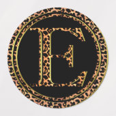 ヒョウE ラベル (デザイン1)