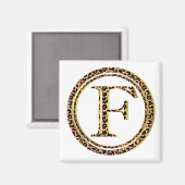 ヒョウF マグネット (正面/裏面)