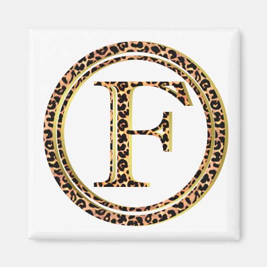 ヒョウF マグネット (正面)