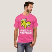 ヒョウGECKOウィスペラー爬虫性愛ヒョウGECK Tシャツ (正面フル)