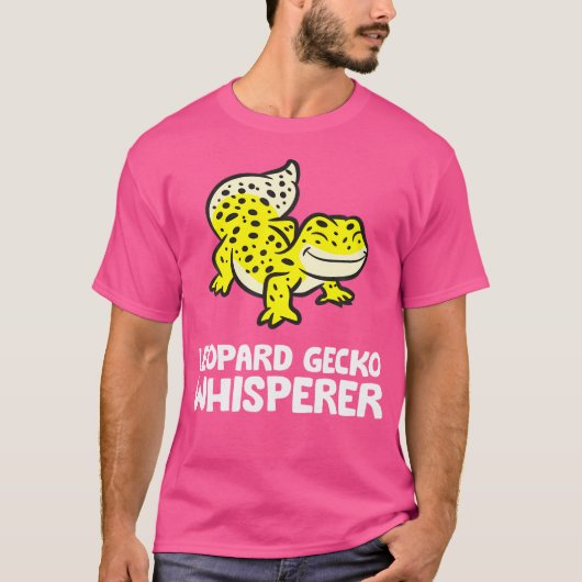 ヒョウGECKOウィスペラー爬虫性愛ヒョウGECK Tシャツ (正面)