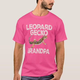 ヒョウGeckoグランドパリザード&爬虫類コモンレオ Tシャツ