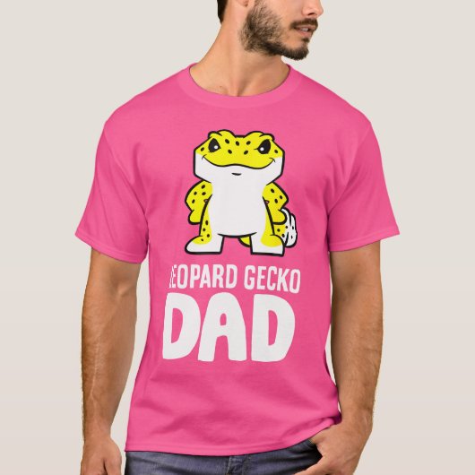 ヒョウGeckoパパ Tシャツ (正面)
