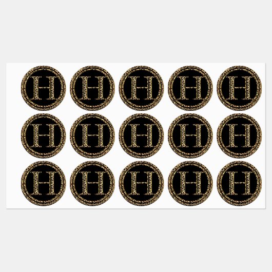 ヒョウH ラベル (シート)