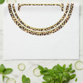 ヒョウI キッチンタオル (折り畳み)