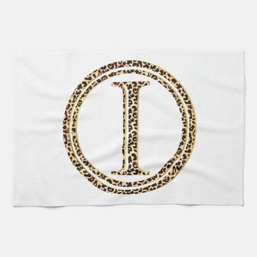 ヒョウI キッチンタオル (横)