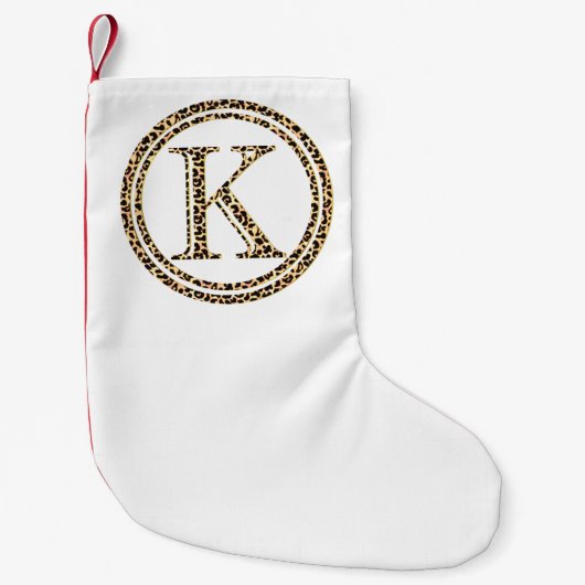 ヒョウK スモールクリスマスストッキング (正面)