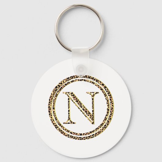 ヒョウN キーホルダー (正面)