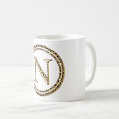 ヒョウN コーヒーマグカップ (正面右)