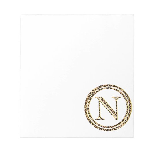 ヒョウN ノートパッド (正面)