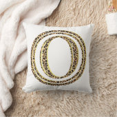 ヒョウO クッション (ブランケット)