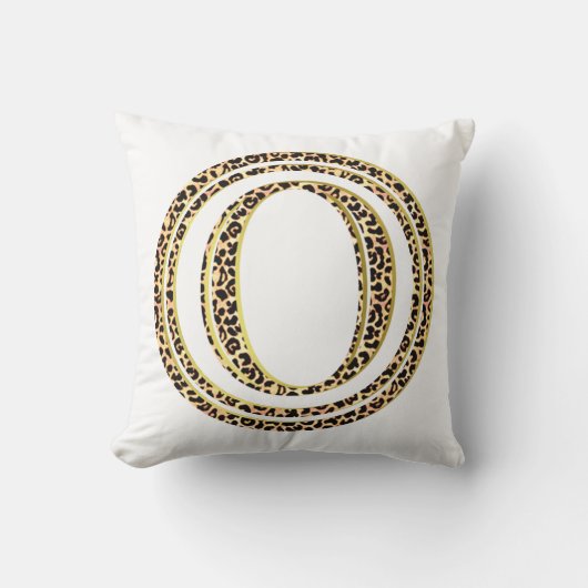 ヒョウO クッション (正面)