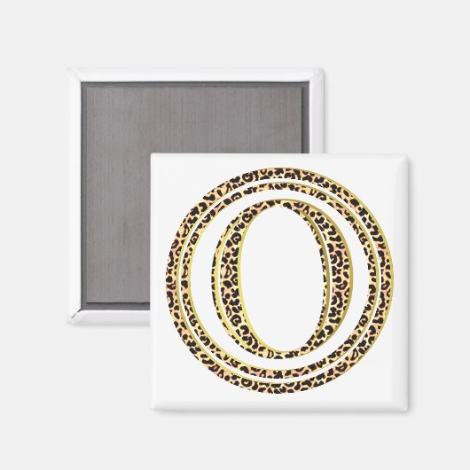 ヒョウO マグネット (正面/裏面)